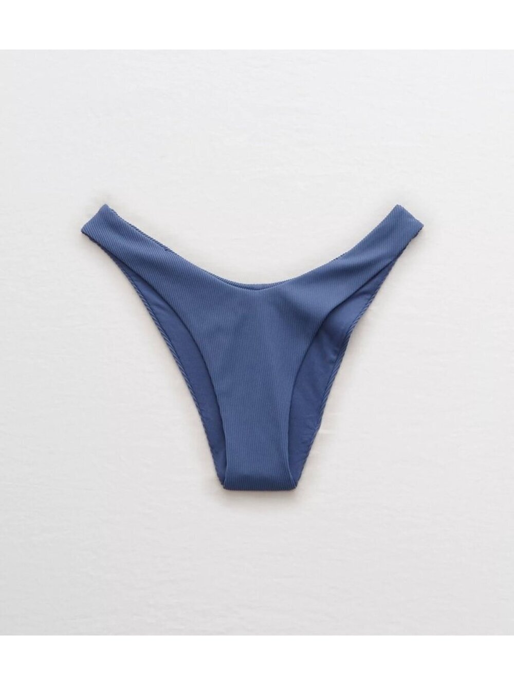 NWT Aerie Ribbed Super High Cut Cheekier Bikini Bottom - Size: Extra Large